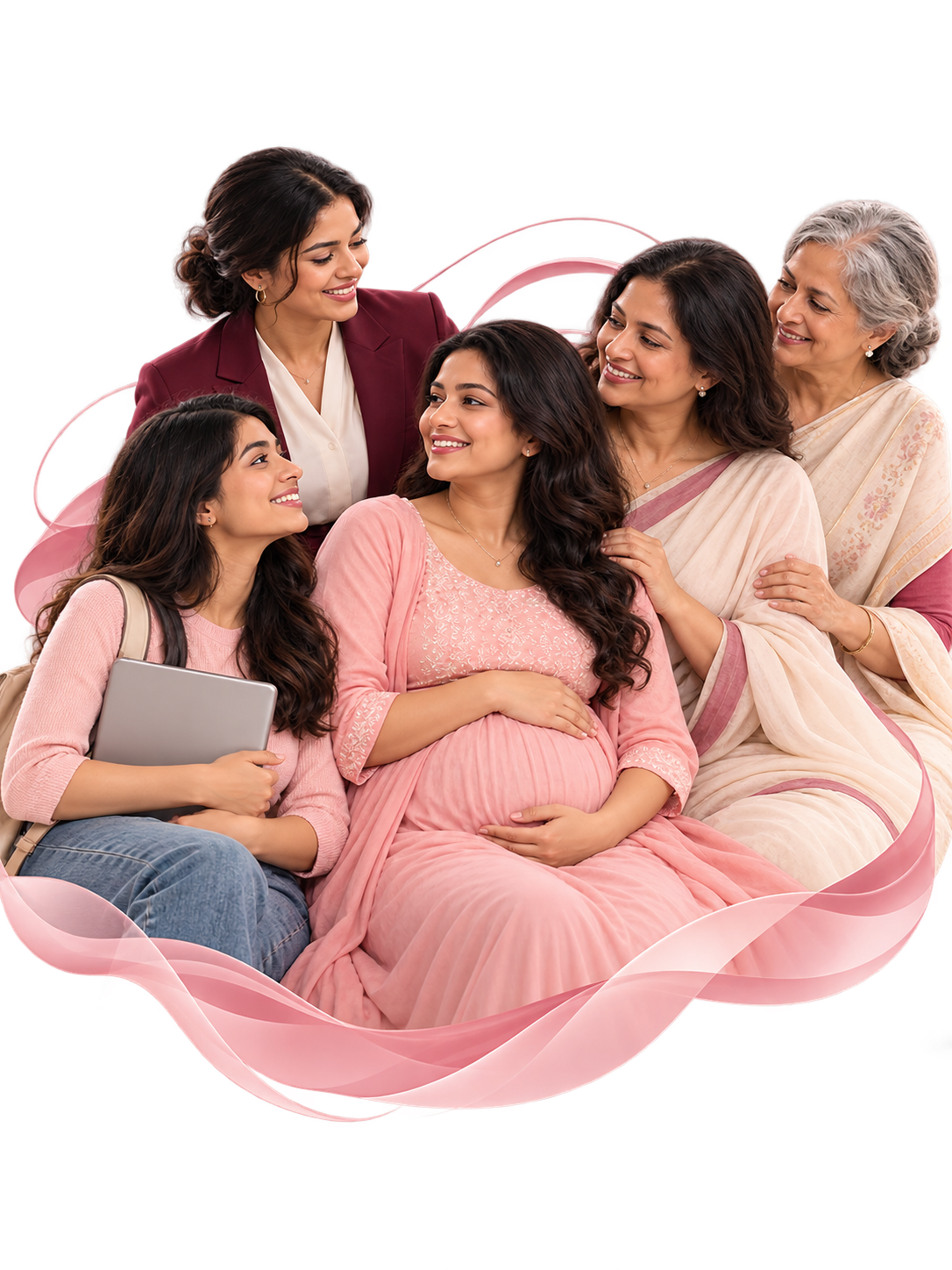 Women across different stages of life